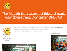 Tablet Screenshot of playpitdoncaster.co.uk